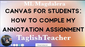 Canvas - How To Complete My Annotations