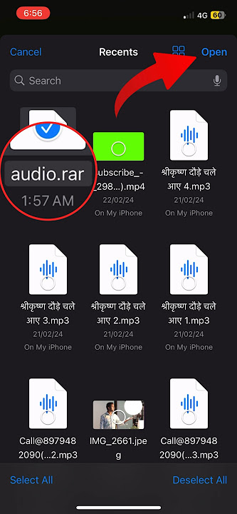 How to open rar file in IPhone - RAR file open in IPhone- RAR file extract in Phone