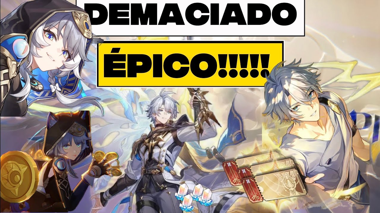 “Pulls épicos de Phainon y Cipher 4k | Honkai Star Rail” tributo a Phainon! Coronalradianceirontomb 