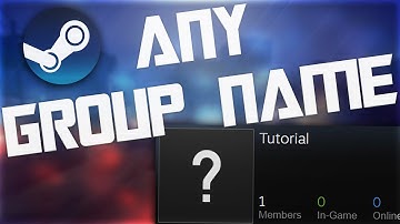 How To Create a Steam Group With ANY Name/Abbreviation