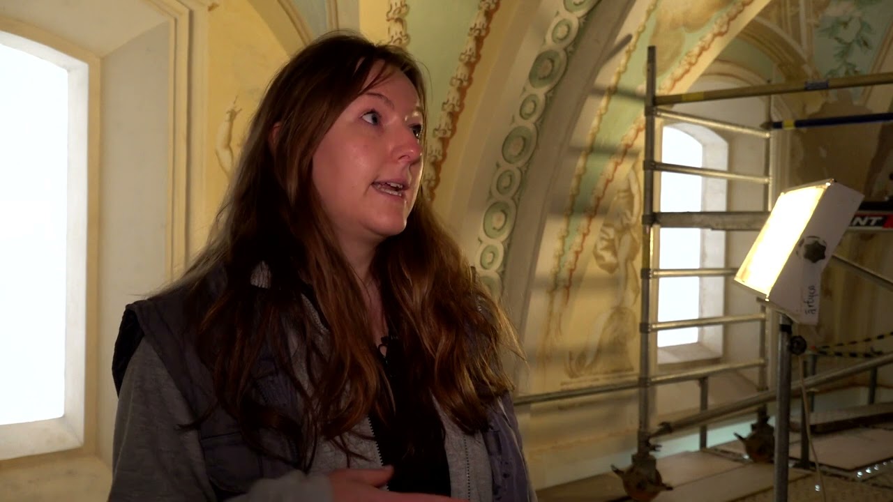 Restauración de las pinturas murales de la iglesia de La Cartuja