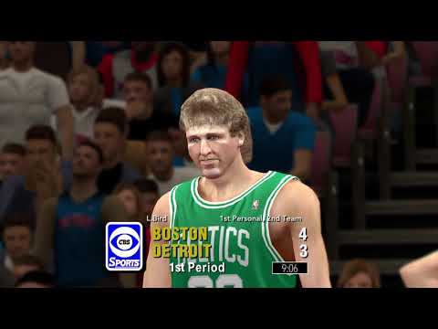 NBA 2K14 PC UBR 1987 Roster Boston Celtics Vs Detroit Pistons 