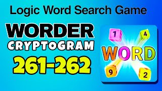 WORDER Logic Word Search Game level 261 262