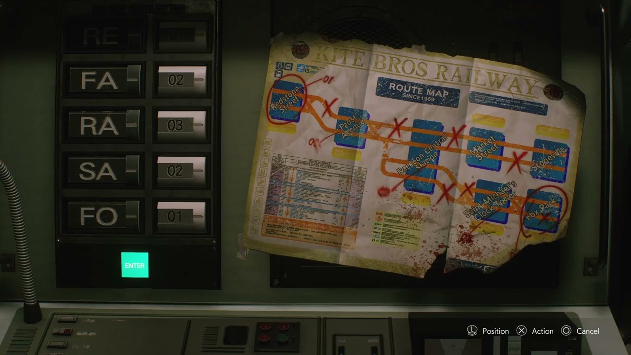 Руководство по запуску поездов в метро в Resident Evil 3