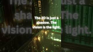 The 3D is just a shadow. The vision is the light. #EtherealSurrealism #SaturdayVibes #Law