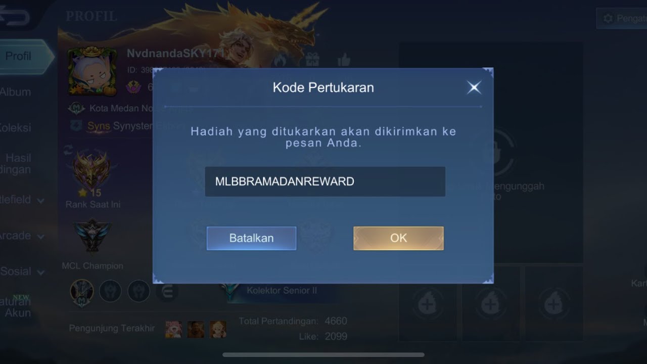 Bagi Bagi Kode Redeem Mobile Legend Terbaru 5 April 2025 - YouTube