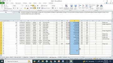 Bài 8  - Lập bảng kê tổng hợp Nhập kho (Tổng kết bài học Bảng kê Nhập)