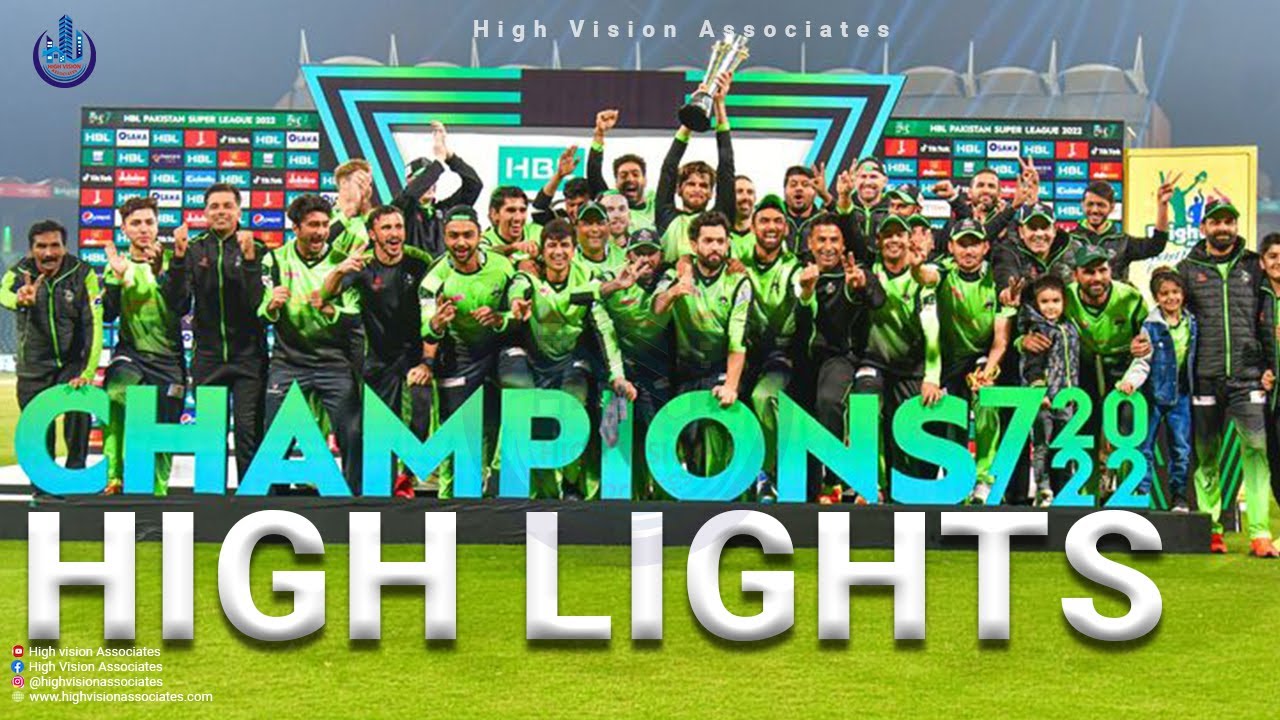 PSL 7-HighLights | Lahore Qalandar Highlights | Champion Lahore Qalandar | High vision Associates
