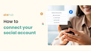 How to Connect Social Account to Ako Marketing App screenshot 2