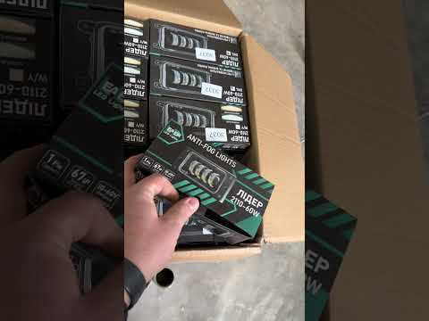 Світлодіодна LED 60Вт фара + ДХО ( На ваз 2110,2115 ) Чіткої світловий тіньової кордоном (1шт), видео 1