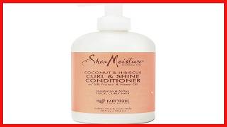 SheaMoisture Coconut & Hibiscus Curl and Shine Conditioner Review: Soft, Shiny Curls Without the Wei screenshot 4