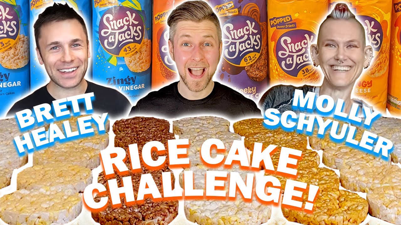 Merida Rice Cake Challenge RICE CAKE FOOD CHALLENGE with MOLLY SCHUYLER & BRETT HEALEY | FIVE ...
