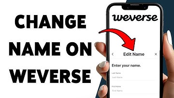 Naam wijzigen in Weverse | Uw weergavenaam bijwerken in Weverse 2025