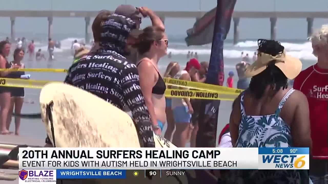 Annual Surfers Healing Camp held in Wrightsville Beach