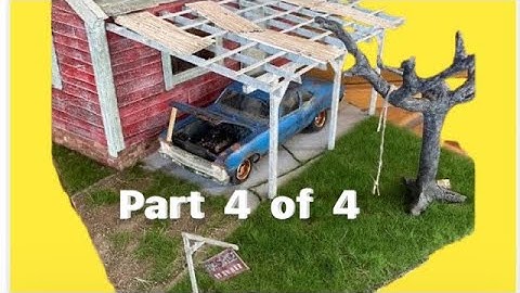 Building a 1972 Chevy Nova diorama, 1/24 scale Part 4 of 4.