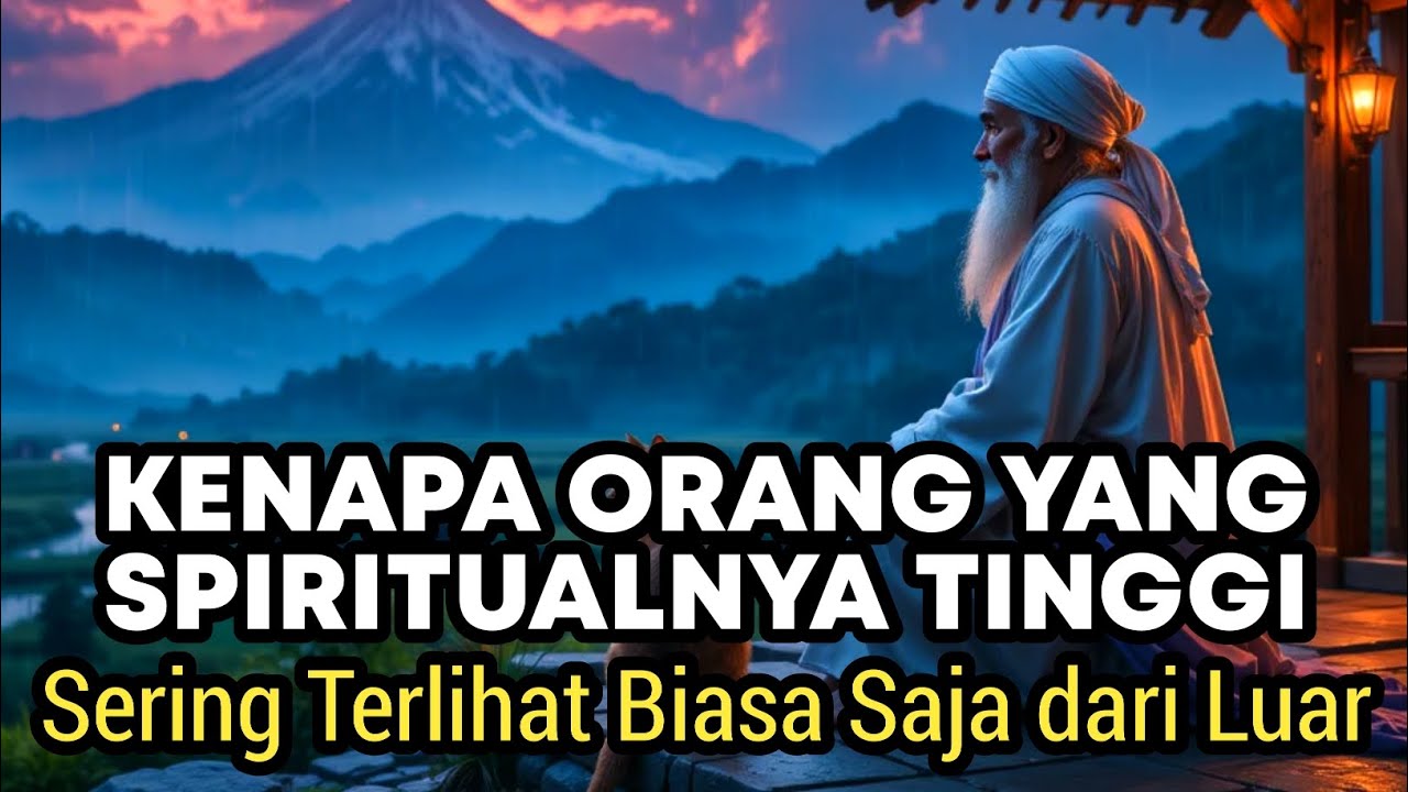 Orang yang Spiritualnya Tinggi Sering Terlihat Biasa Saja✨🚀