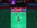 Single man Indonesia Open 26. Malaysia vs France #caulong #badminton #cầulông #badmintonlovers