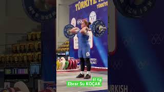 Ebrar Su Koçak Silkme 61 Kg.13 Yaş