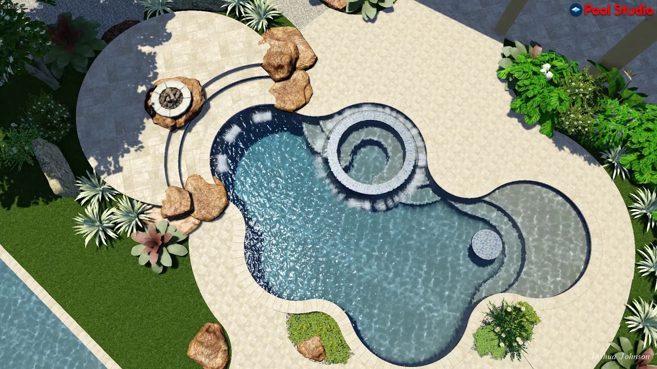 Pool Studio - 3D Swimming Pool Design Software - YouTube
