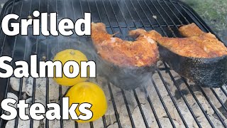 Grilled Salmon Steak