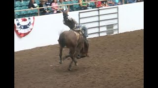 Riders 'put their lives on the line' while competing at New Mexico State Fair rodeo