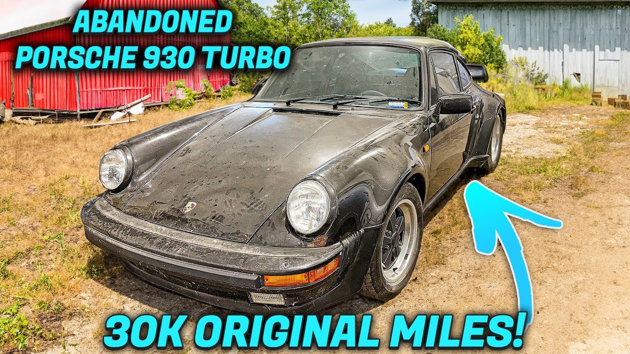 Первая мойка за 19 лет: Porsche 930 Turbo с оригинальным пробегом 30 000 миль! | Удовлетворительн...