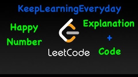 LeetCode Happy Number | C++ | Interview question