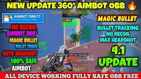 BGMI 4.1 AIMBOT OBB | BGMI 4.1 NO RECOIL CONFIG | BGMI NO RECOIL CONFIG 4.1 [100% Safe No Ban ]
