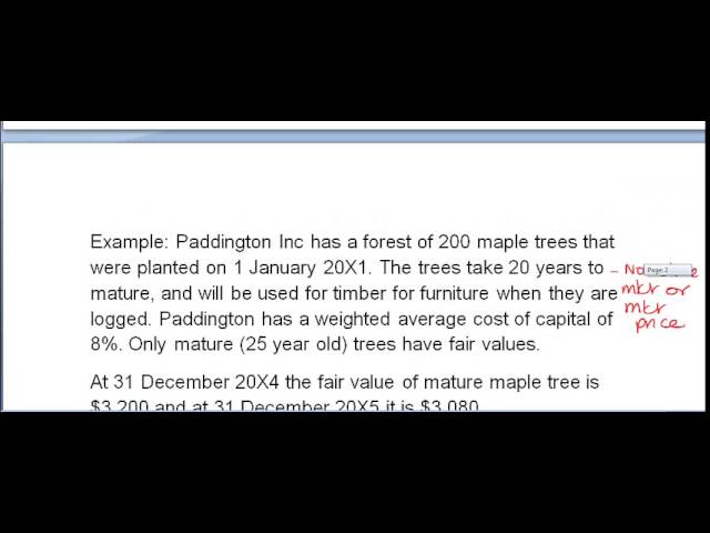 IAS 41 Agriculture and IFRS 13 Fair Values