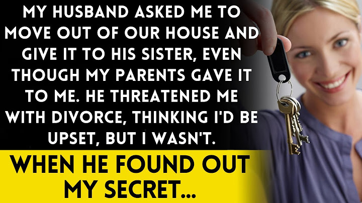 My Husband Surprised Me with a Divorce:Should I Leave Our House?Get Ready for My Shocking Discovery!