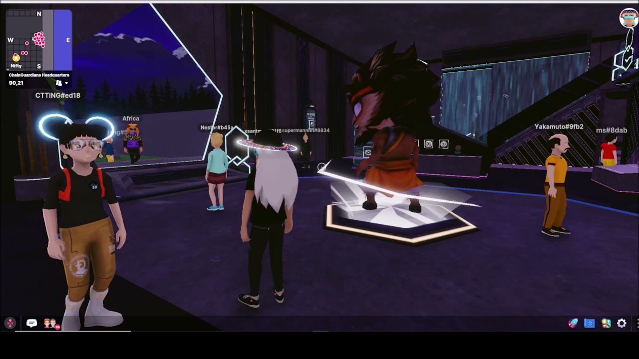 ChainBunnies Launch Party Free NFT nice show decentraland free nft Wearables super 