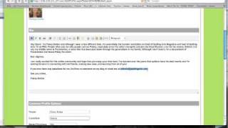Quiltingarts.com Community: How to Create a Profile screenshot 5