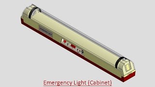 Emergency Light (Cabinet) Volume-1 (Video Tutorial) SolidWorks