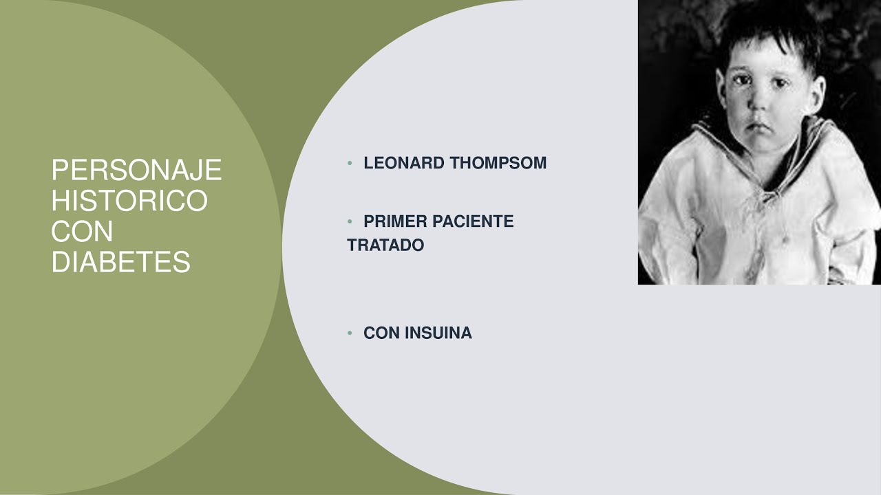 LEONARD THOMPSON PRIMER PACIENTE CON INSULINA