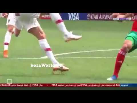 ملخص مباراة المغرب والبرتغال 0-1 - YouTube