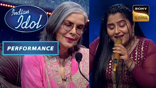 Indian Idol Season 13 | Zeenat जी के Iconic गानों पे Deboshmita ने किया Perform | Performance