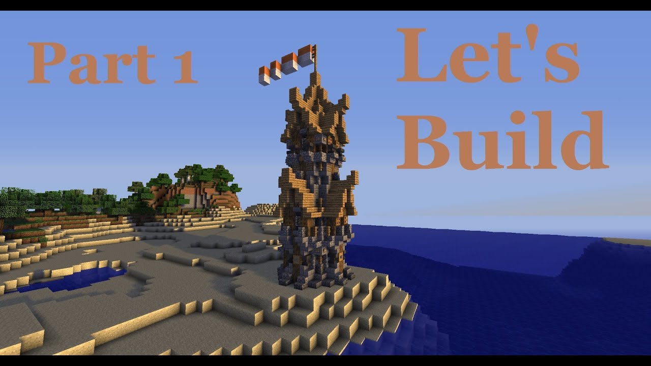 Let's Build a Medieval Minecraft Tower - Part 1 - YouTube