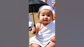 Labbaik Allahhumma Labbaik 🤍| Little Haji at Arafat | Emotional Hajj Status 2025#shorts #shortsfeed