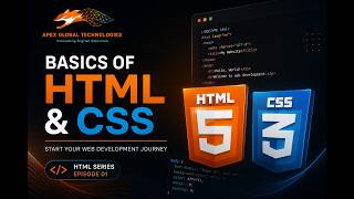 HTML And CSS Series Episode 01: HTML & CSS Basics for Beginners | Build Your First Web Page