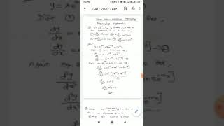 GATE 2020 - ENGINEERING MATHEMATICS- AEROSPACE ENGINEERING - Q&A.