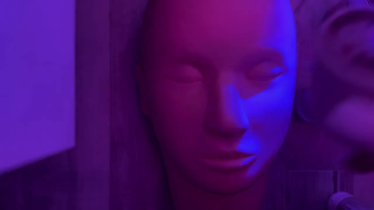 asmr skincare on a real life person 