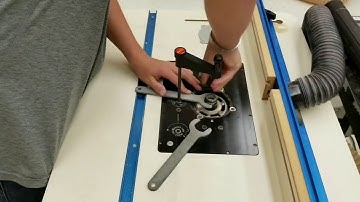 How to change a router bit on a router table.