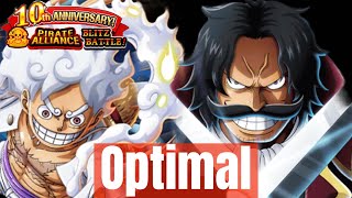 10th Anniversary Blitz Battle vs. Roger! Optimal Team 42.2x Coef [OPTC]