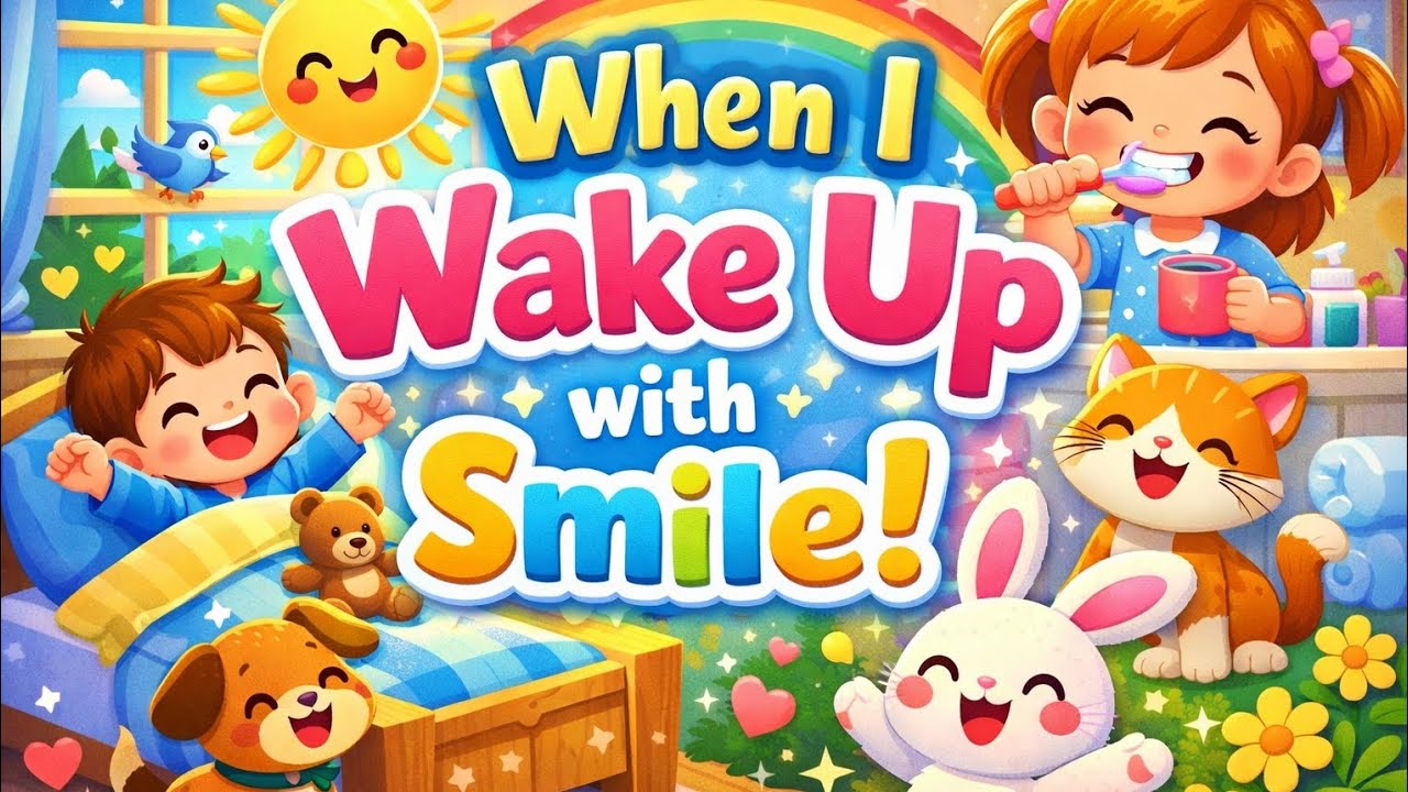 When I Wake Up Smiling 😊/Cute Kid Wakes Up Happy 😴