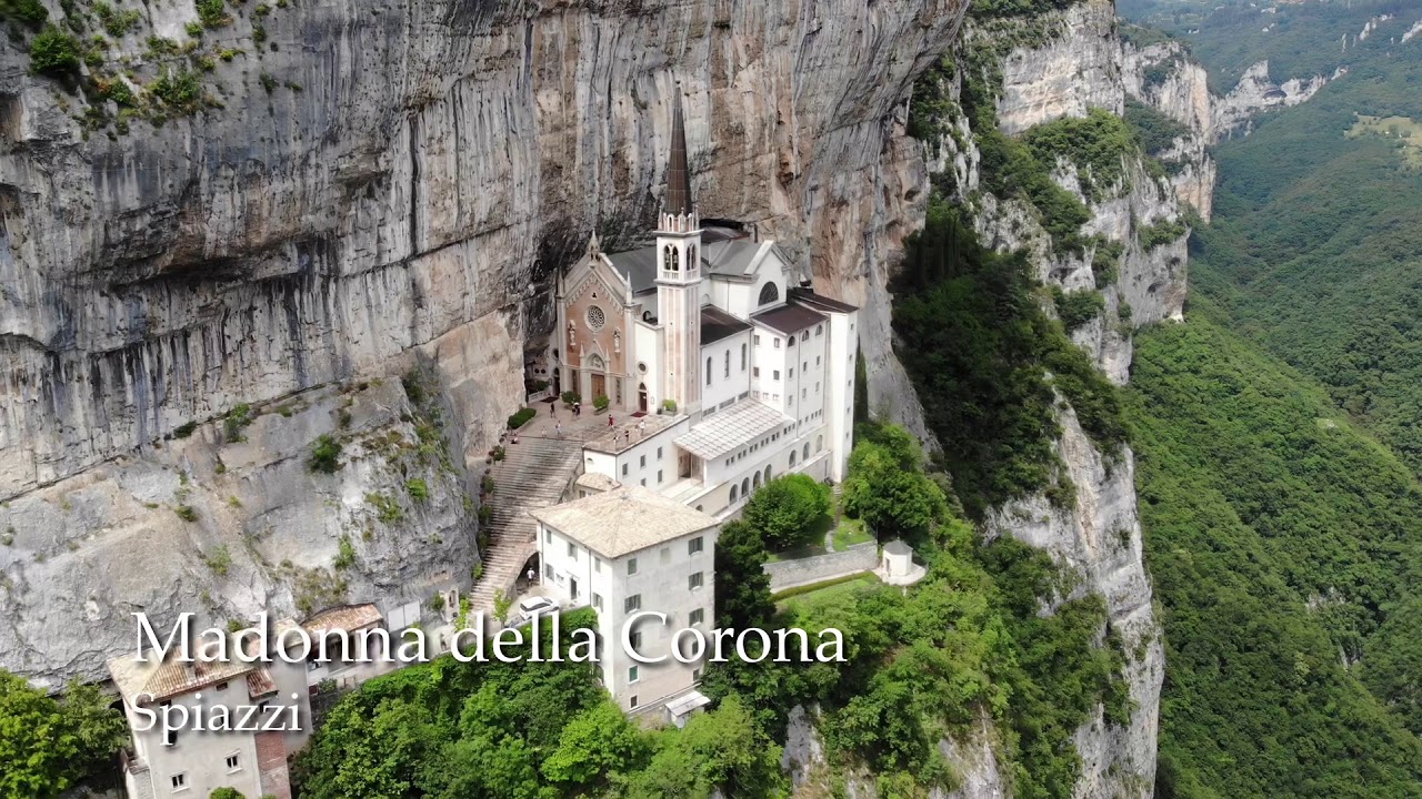 Madonna della Corona, AERIAL DRONE VIDEO 4K
