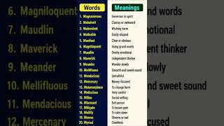 #english #englishlanguage #vocabs #wordpower #spokenenglish #personalitydevelopment
