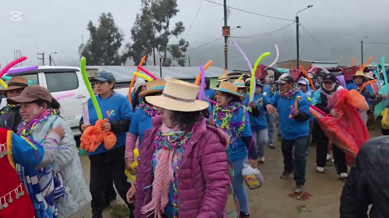 CARNAVALES 2025 SAN LUIS DE CORERAC - MADRINA DE YUNZA SOLEDAD CONTRERAS GUTIÉRREZ Y FAMILIA.
