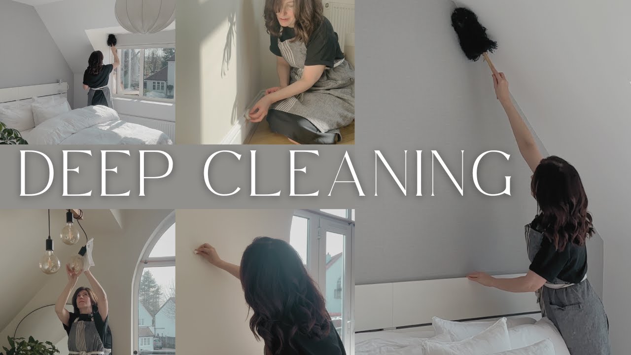 SLOW LIVING DEEP CLEANING VLOG; Mindful cleaning day at home