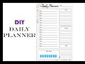 DIY Daily Planner Printable | Easy Printable