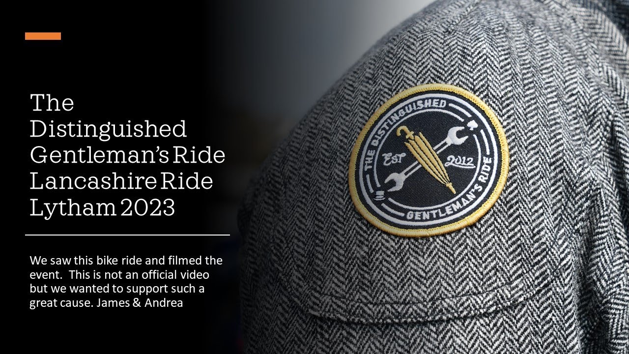 The Distinguished Gentleman's Ride Lytham 2023 - YouTube